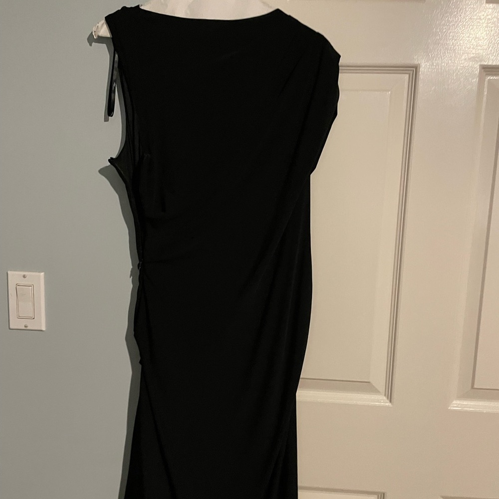 Black long dress dressy worn once.